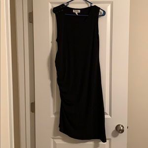 Jessica Simpson black maternity dress